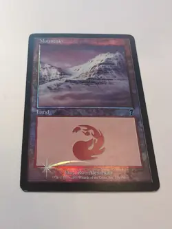 MTG - Mountain - 7th edition - Foil - 338/350 - Land - LP - Image 1
