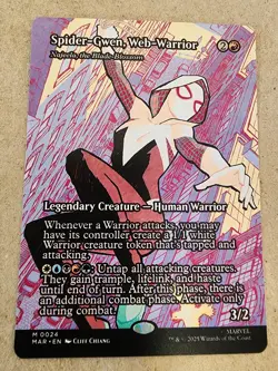 Spider-Gwen, Web-Warrior - #24 Regular Spider Man (Borderless) - Mtg - Image 1