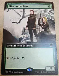 Fyndhorn Elves - *FRENCH* #678 (Extended Art) Regular - Commander Legends - Mtg - Image 1