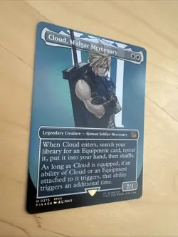 Cloud Midgar Mercenary (Extended Art) Final Fantasy Surge Foil NM English MTG - Image 2