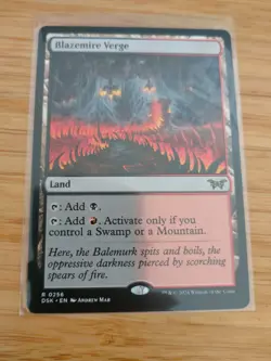 MTG Blazemire Verge 0256 Duskmourn M/NM Free UK P&P - Image 1