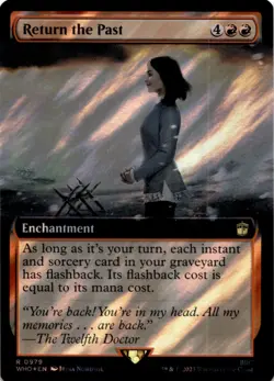 MTG Return the Past (Extended Art) (Surge Foil) Foil NM Doctor Who - Image 1