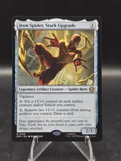 Iron Spider, Stark Upgrade 0166 Marvel's Spider-Man MTG NM - Image 1