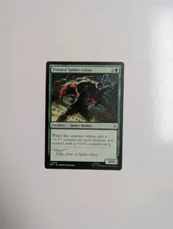 Twisted Spider-Clone MTG Marvel 2025 SDCC Promo Green Rare NM - Image 1