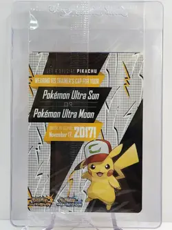 *SEALED* Pokemon Ash's Pikachu SM108 Sun & Moon Black Star Promo: I Choose You - Image 3