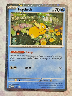 Psyduck 007 Cosmos Holo Promo - Pokemon TCG Mega Evolution - (Pack Fresh) NM+/M - Image 1