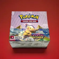 Pokemon S&S Vivid Voltage Booster Box 36 Packs - Factory Sealed 820650817496 - Image 1