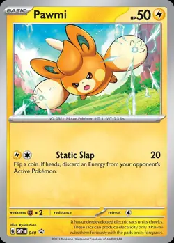 Pokemon Pawmi (40/152) Scarlet & Violet Black Star Promos NM HOLO - Image 1