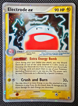 Pokemon Card - Electrode Ex - Ex FireRed LeafGreen - Holo Rare - 107/112 - LP-MP - Image 1