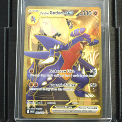 Pokemon Destined Rivals Gold Cynthia’s Garchomp ex 241/182 RARE - Image 1