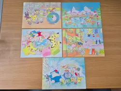 Pokemon Postcard set of 5 Keiko Fukuyama 2000 Japan Pikachu & Friends Project - Image 1