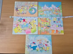Pokemon Postcard set of 5 Keiko Fukuyama 2000 Japan Pikachu & Friends Project - Image 2
