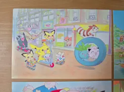 Pokemon Postcard set of 5 Keiko Fukuyama 2000 Japan Pikachu & Friends Project - Image 4