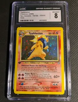 Pokemon Typhlosion 17/111 1st Edition Neo Genesis Holo Rare PSA/CGC 8 NM-MT! - Image 1