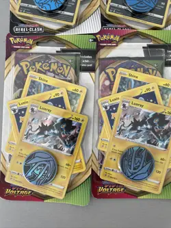 Pokemon Sword & Shield Vivid Voltage x4 And Rebel Clash x4 (Lot Of 8) *As Seen - Image 2