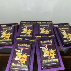 30x Pokemon TCG Trick Or Trade Mini Packs 2023 Halloween MJ Holding Bundles - Image 3