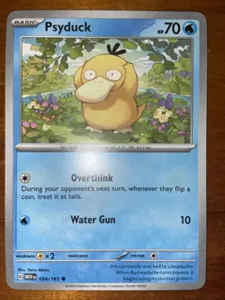 Pokemon TCG Psyduck Scarlet & Violet 151 MEW 054/165 Near Mint 2023 - Image 1