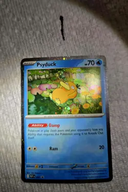 Pokemon Mega Evolution - Psyduck MEP #007 - Black Star Promo with Holo - SWIRL - Image 2