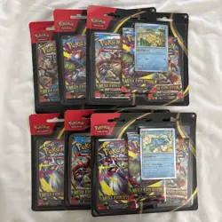 Pokemon TCG Mega Evolution Sealed 3-Pack Blisters Lot Of 6 Golduck Psyduck - Image 1
