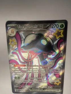 Toedscruel EX 213/091 Ultra Rare Shiny Pokemon Scarlet & Violet - Paldean Fates - Image 3