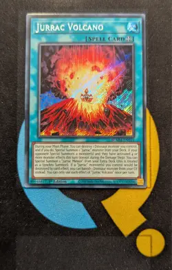 BLMM-EN019 Jurrac Volcano Secret Rare 1st Ed YuGiOh - Image 1