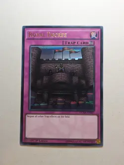 Royal Decree - DUSA-EN047 - Ultra Rare - 1st Edition Yugioh - Image 1