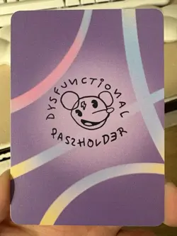 Shiny Frogninja Gym Homies Pokenot Patreon card Dysfunctional passholder - Image 2