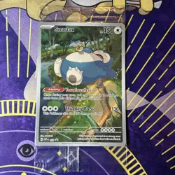 Pokemon Scarlet Violet 151 TCG Snorlax SVP 051 Promo Card Sealed - Image 1