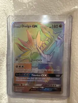 Dialga GX 164/156 Ultra Prism Rainbow Rare Pokemon TCG Card - Image 1