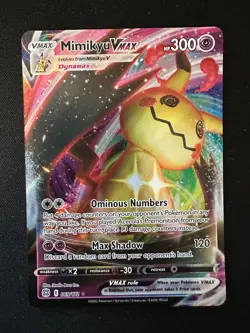 Pokemon Card Mimikyu VMAX 069/172 Ultra Rare Brilliant Stars Near Mint - Image 1
