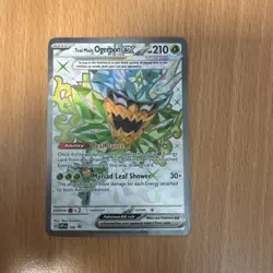 Teal Mask Ogerpon EX SVP166 Black Star Promo Full Art Card Pokemon NM/M - Image 1