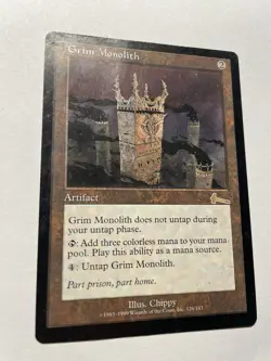 Grim Monolith Urza's Legacy Magic the Gathering MP - Image 4