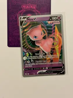 Mew V 113/264 2022 Pokemon World Championships Fusion Strike Variant B - Image 1