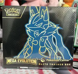 Pokemon Center Mega Evolutions Lucario ETB Brand New Sealed - Image 1