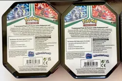 Pokemon Paldea Legends Tins (Lot of 2) Miraidon & Koraidom Sealed Packs New - Image 2