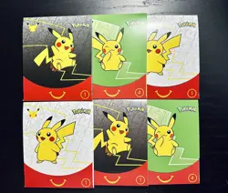 Pokemon 25th Anniversary McDonalds Promo Pack SEALED NEW!! (LOT OF 6) - Image 1