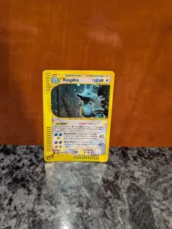 Pokemon Kingdra / Seedraking 148/147 ENG Holo Crystal Rare Aquapolis 2002 - Image 1