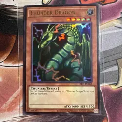 1x Thunder Dragon LCKC-EN067 Ultra Rare Foil Mint Condition Unlimited Edition - Image 1