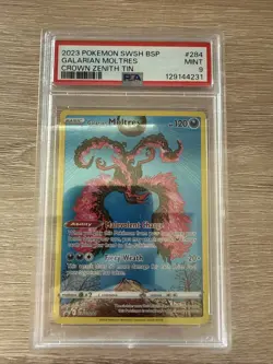 Galarian Moltres SWSH284 SWSH: Sword & Shield Promo Cards Holo - PSA 9! - Image 1