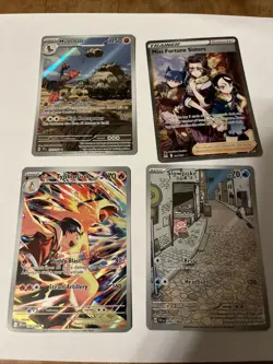 Lot Of 4 Pokemon TCG Card Art Rares all NM - Image 1