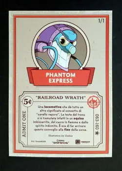 CUPHEAD - Out Of The cards - Numerata 1/1 - 063/PHANTOM EXPRESS OFFERTA A TEMPO - Image 5