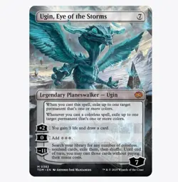 Ugin, Eye of the Storms (Borderless) Tarkir: Dragonstorm Regular Card #382 - Image 2