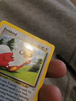 Delibird Neo Revelation Pokemon Holo Foil Card 5/64 MP/HP Rare - Image 3