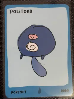 Politoad 0060 Dysfunctional Passholder Pokenot Pokenots 151 Card - Image 1