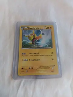 Pikachu Libre 14/30 Non-Holo Card Near Mint Condition - Image 1