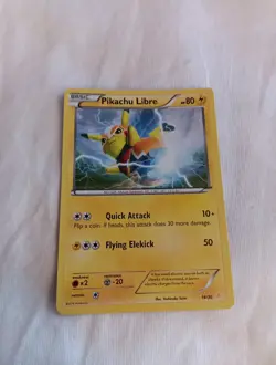 Pikachu Libre 14/30 Non-Holo Card Near Mint Condition - Image 2