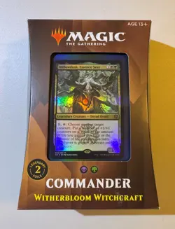 Magic the Gathering - Strixhaven - Witherbloom Witchcraft Commander Deck NEW - Image 1