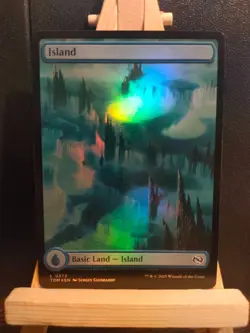 Island 0273 FOIL - Full Art - Tarkir Dragonstorm - NM (see pics) MTG - Image 1