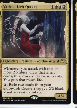 2022 Magic the Gathering Varina Lich Queen Legendary Creature Zombie Wizard - Image 1