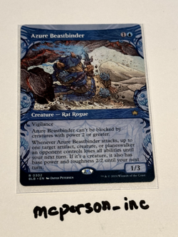 Azure Beastbinder (Showcase) Bloomburrow BLM MTG - Image 1